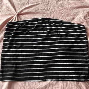 striped american eagle tube top